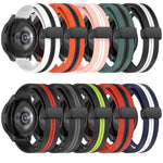 20mm Folding Magnetic Clasp Silicone Watch Band, For Garmin Forerunner 55, For Garmin Venu, For Garmin Venu SQ, For Garminmove Luxe