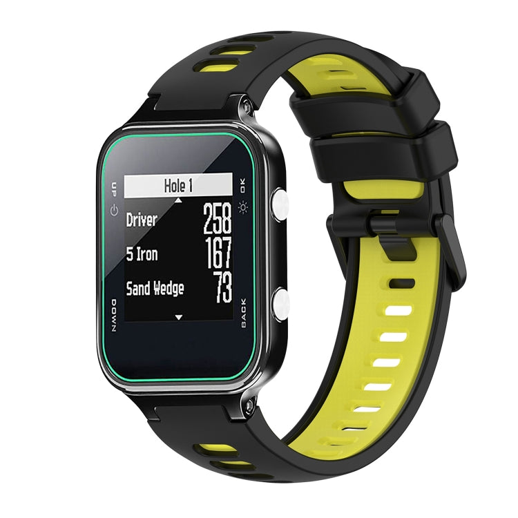 Two-Color Silicone Watch Band, For Garmin Approach S20, For Garmin Approach S5, For Garmin Approach S6