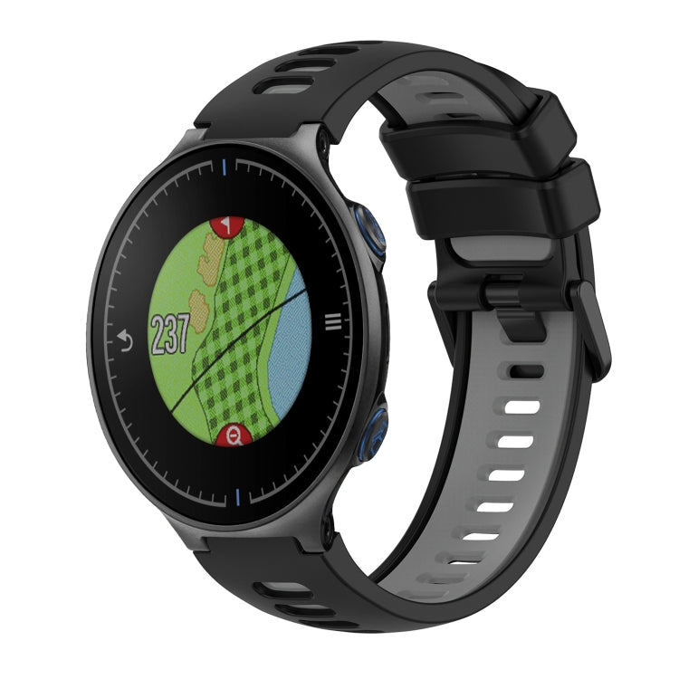 Two-Color Silicone Watch Band, For Garmin Approach S20, For Garmin Approach S5, For Garmin Approach S6