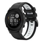 22mm Two-Color Sports Silicone Watch Band, For Garmin Instinct, For Garmin Descent G1