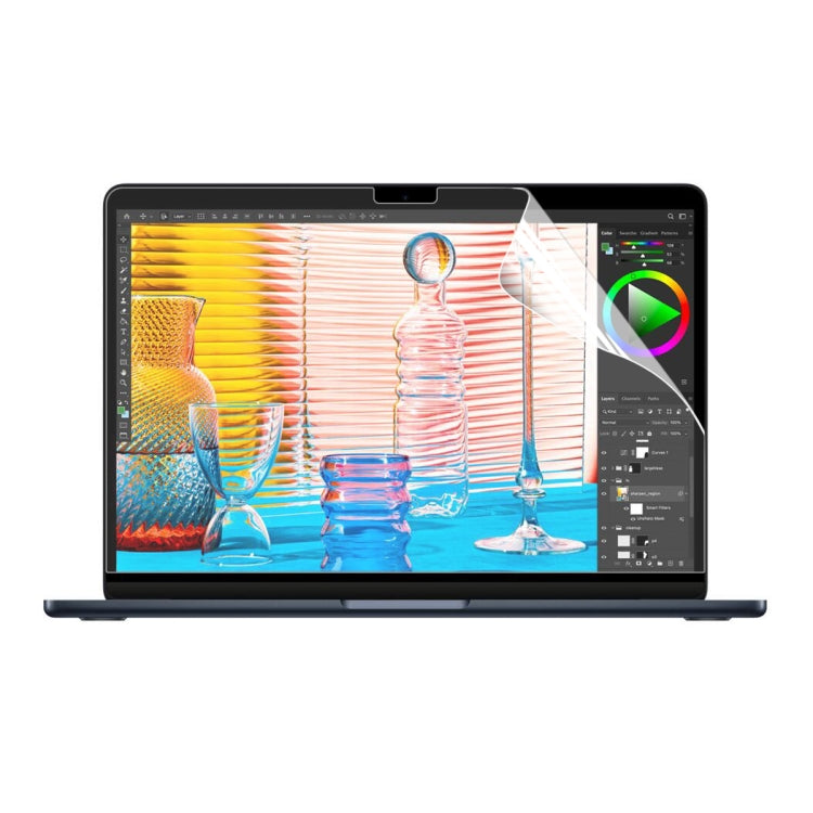 Pour MacBook Air 13,6 2022/2024 A2681 (M2) / A3113 (M3) Protecteur d'écran d'ordinateur portable ENKAY Hat-Prince Transparent HD PET