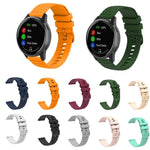 Bracelet de montre en silicone à motif points ondulés de 22 mm, couleur unie, pour Samsung Galaxy Watch3 45mm, pour Samsung Galaxy Watch 46mm, pour Samsung Gear S3 Classic, pour Samsung Gear S3 Frontier