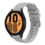 Bracelet de montre en silicone à motif points ondulés de 22 mm, couleur unie, pour Samsung Galaxy Watch3 45mm, pour Samsung Galaxy Watch 46mm, pour Samsung Gear S3 Classic, pour Samsung Gear S3 Frontier