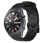 Bracelet de montre en silicone à motif football de couleur unie 22 mm, pour Samsung Galaxy Watch3 45 mm, pour Samsung Galaxy Watch 46 mm, pour Samsung Gear S3 Classic, pour Samsung Gear S3 Frontier