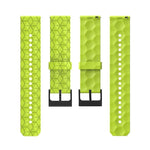 Bracelet de montre en silicone à motif football de couleur unie 22 mm, pour Samsung Galaxy Watch3 45 mm, pour Samsung Galaxy Watch 46 mm, pour Samsung Gear S3 Classic, pour Samsung Gear S3 Frontier