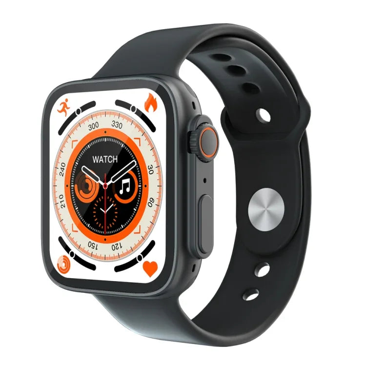 Montre connectée S8 Ultra avec écran couleur de 1,81 pouce, compatible avec la surveillance de la fréquence cardiaque et de la pression artérielle.