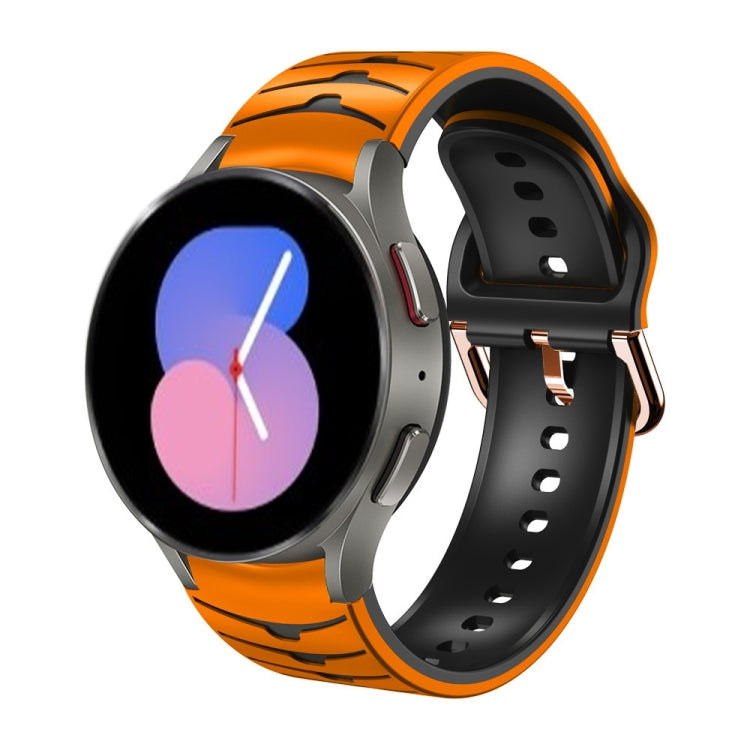 Bracelet de montre en silicone à texture incurvée, pour Samsung Galaxy Watch 5 44 mm, pour Samsung Galaxy Watch 5 40 mm, pour Samsung Galaxy Watch 5 Pro 45 mm