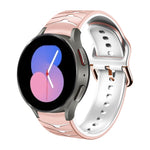 Bracelet de montre en silicone à texture incurvée, pour Samsung Galaxy Watch 5 44 mm, pour Samsung Galaxy Watch 5 40 mm, pour Samsung Galaxy Watch 5 Pro 45 mm