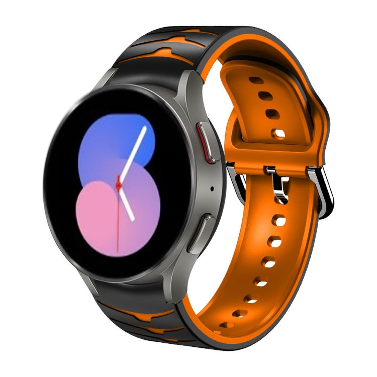 Bracelet de montre en silicone à texture incurvée, pour Samsung Galaxy Watch 5 44 mm, pour Samsung Galaxy Watch 5 40 mm, pour Samsung Galaxy Watch 5 Pro 45 mm