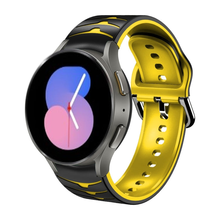 Bracelet de montre en silicone à texture incurvée, pour Samsung Galaxy Watch 5 44 mm, pour Samsung Galaxy Watch 5 40 mm, pour Samsung Galaxy Watch 5 Pro 45 mm