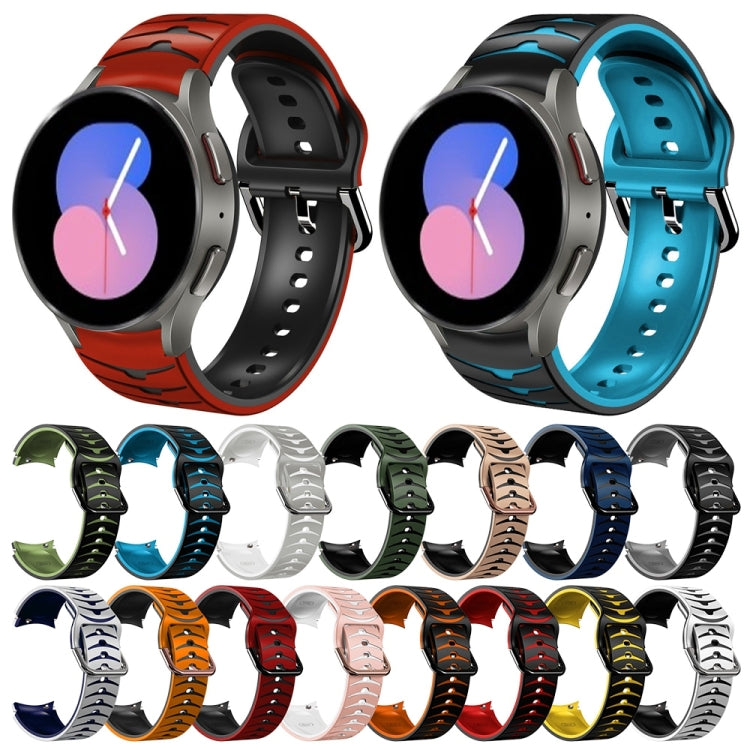 Bracelet de montre en silicone à texture incurvée, pour Samsung Galaxy Watch 5 44 mm, pour Samsung Galaxy Watch 5 40 mm, pour Samsung Galaxy Watch 5 Pro 45 mm