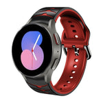 Bracelet de montre en silicone à texture incurvée, pour Samsung Galaxy Watch 5 44 mm, pour Samsung Galaxy Watch 5 40 mm, pour Samsung Galaxy Watch 5 Pro 45 mm
