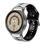 Bracelet de montre en silicone à texture incurvée, pour Samsung Galaxy Watch 5 44 mm, pour Samsung Galaxy Watch 5 40 mm, pour Samsung Galaxy Watch 5 Pro 45 mm