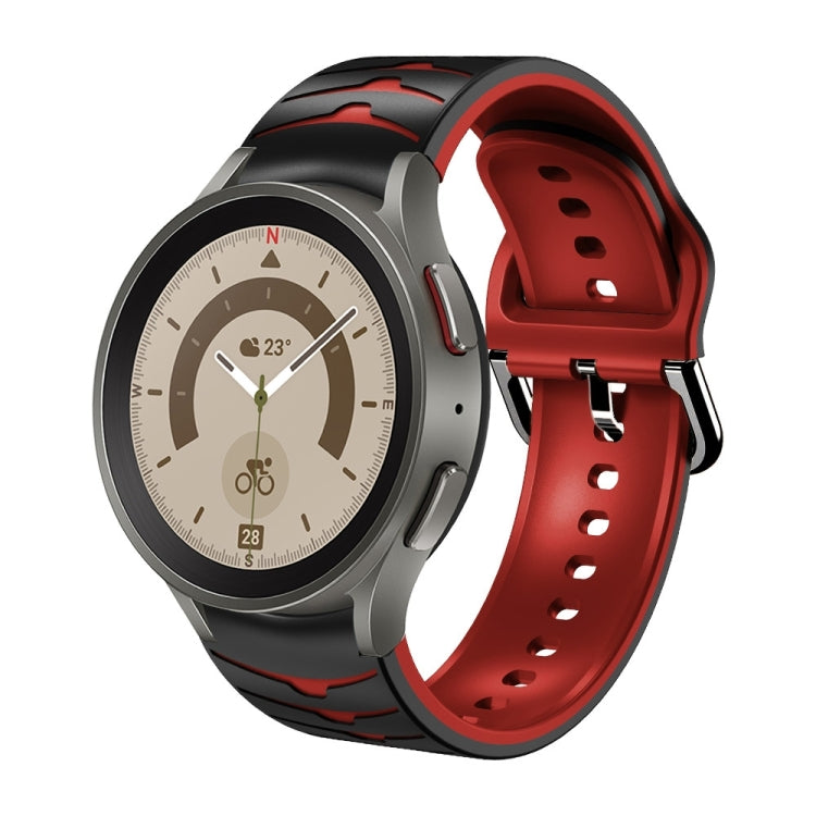 Bracelet de montre en silicone à texture incurvée, pour Samsung Galaxy Watch 5 44 mm, pour Samsung Galaxy Watch 5 40 mm, pour Samsung Galaxy Watch 5 Pro 45 mm