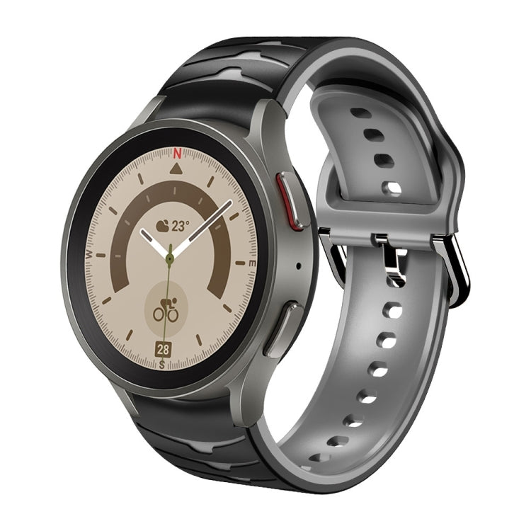 Bracelet de montre en silicone à texture incurvée, pour Samsung Galaxy Watch 5 44 mm, pour Samsung Galaxy Watch 5 40 mm, pour Samsung Galaxy Watch 5 Pro 45 mm