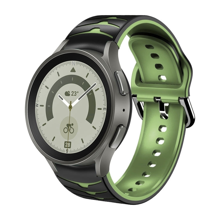 Bracelet de montre en silicone à texture incurvée, pour Samsung Galaxy Watch 5 44 mm, pour Samsung Galaxy Watch 5 40 mm, pour Samsung Galaxy Watch 5 Pro 45 mm