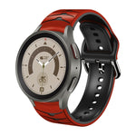Bracelet de montre en silicone à texture incurvée, pour Samsung Galaxy Watch 5 44 mm, pour Samsung Galaxy Watch 5 40 mm, pour Samsung Galaxy Watch 5 Pro 45 mm