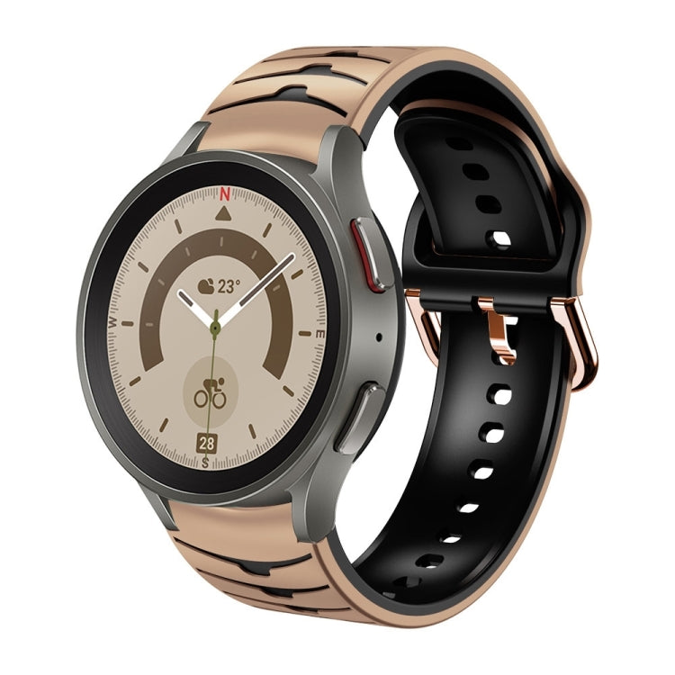 Bracelet de montre en silicone à texture incurvée, pour Samsung Galaxy Watch 5 44 mm, pour Samsung Galaxy Watch 5 40 mm, pour Samsung Galaxy Watch 5 Pro 45 mm