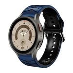 Bracelet de montre en silicone à texture incurvée, pour Samsung Galaxy Watch 5 44 mm, pour Samsung Galaxy Watch 5 40 mm, pour Samsung Galaxy Watch 5 Pro 45 mm