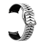Bracelet de montre en silicone à texture incurvée, pour Samsung Galaxy Watch 4 44 mm, pour Samsung Galaxy Watch 4 40 mm, pour Samsung Galaxy Watch 4 Classic 42 mm
