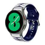 Bracelet de montre en silicone à texture incurvée, pour Samsung Galaxy Watch 4 44 mm, pour Samsung Galaxy Watch 4 40 mm, pour Samsung Galaxy Watch 4 Classic 42 mm