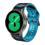 Bracelet de montre en silicone à texture incurvée, pour Samsung Galaxy Watch 4 44 mm, pour Samsung Galaxy Watch 4 40 mm, pour Samsung Galaxy Watch 4 Classic 42 mm