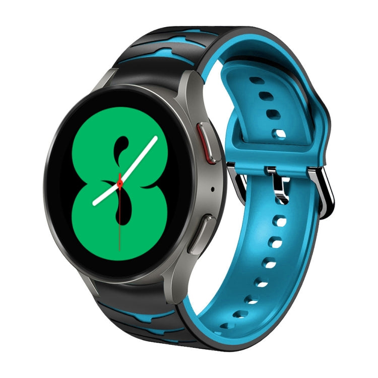 Bracelet de montre en silicone à texture incurvée, pour Samsung Galaxy Watch 4 44 mm, pour Samsung Galaxy Watch 4 40 mm, pour Samsung Galaxy Watch 4 Classic 42 mm
