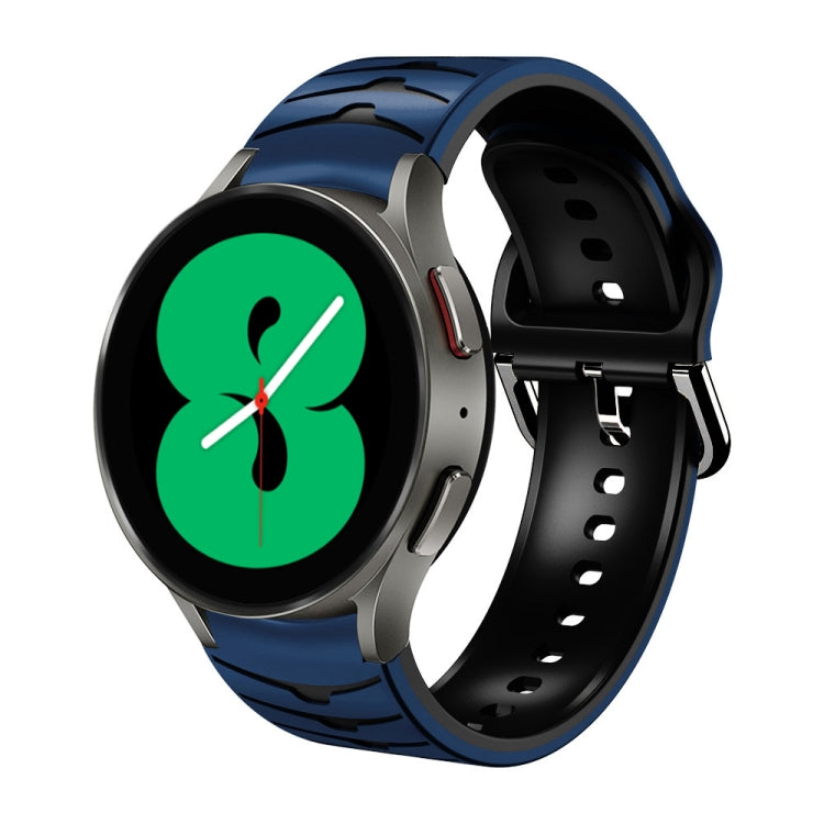 Bracelet de montre en silicone à texture incurvée, pour Samsung Galaxy Watch 4 44 mm, pour Samsung Galaxy Watch 4 40 mm, pour Samsung Galaxy Watch 4 Classic 42 mm