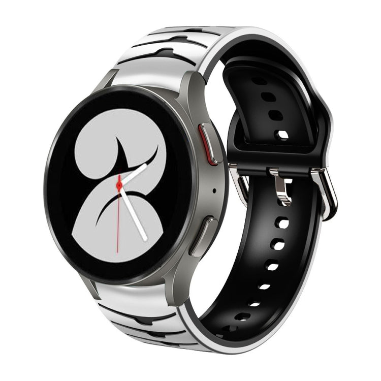Bracelet de montre en silicone à texture incurvée, pour Samsung Galaxy Watch 4 44 mm, pour Samsung Galaxy Watch 4 40 mm, pour Samsung Galaxy Watch 4 Classic 42 mm