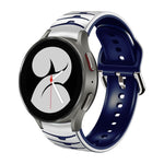 Bracelet de montre en silicone à texture incurvée, pour Samsung Galaxy Watch 4 44 mm, pour Samsung Galaxy Watch 4 40 mm, pour Samsung Galaxy Watch 4 Classic 42 mm