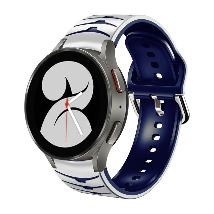 Bracelet de montre en silicone à texture incurvée, pour Samsung Galaxy Watch 4 44 mm, pour Samsung Galaxy Watch 4 40 mm, pour Samsung Galaxy Watch 4 Classic 42 mm