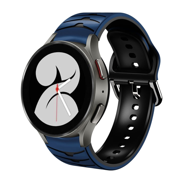 Bracelet de montre en silicone à texture incurvée, pour Samsung Galaxy Watch 4 44 mm, pour Samsung Galaxy Watch 4 40 mm, pour Samsung Galaxy Watch 4 Classic 42 mm