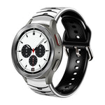 Bracelet de montre en silicone à texture incurvée, pour Samsung Galaxy Watch 4 44 mm, pour Samsung Galaxy Watch 4 40 mm, pour Samsung Galaxy Watch 4 Classic 42 mm
