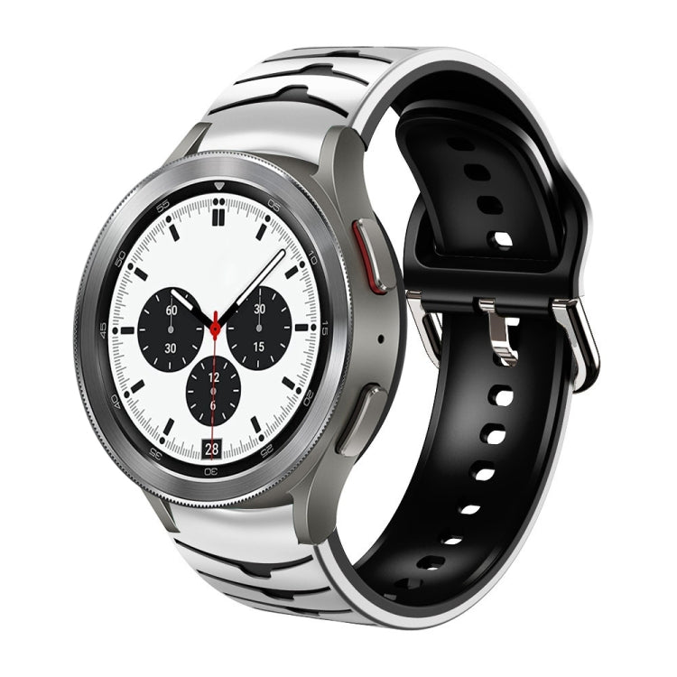 Bracelet de montre en silicone à texture incurvée, pour Samsung Galaxy Watch 4 44 mm, pour Samsung Galaxy Watch 4 40 mm, pour Samsung Galaxy Watch 4 Classic 42 mm