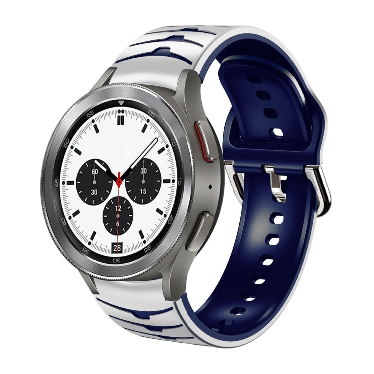 Bracelet de montre en silicone à texture incurvée, pour Samsung Galaxy Watch 4 44 mm, pour Samsung Galaxy Watch 4 40 mm, pour Samsung Galaxy Watch 4 Classic 42 mm