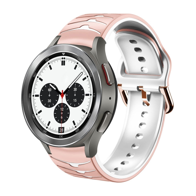 Bracelet de montre en silicone à texture incurvée, pour Samsung Galaxy Watch 4 44 mm, pour Samsung Galaxy Watch 4 40 mm, pour Samsung Galaxy Watch 4 Classic 42 mm