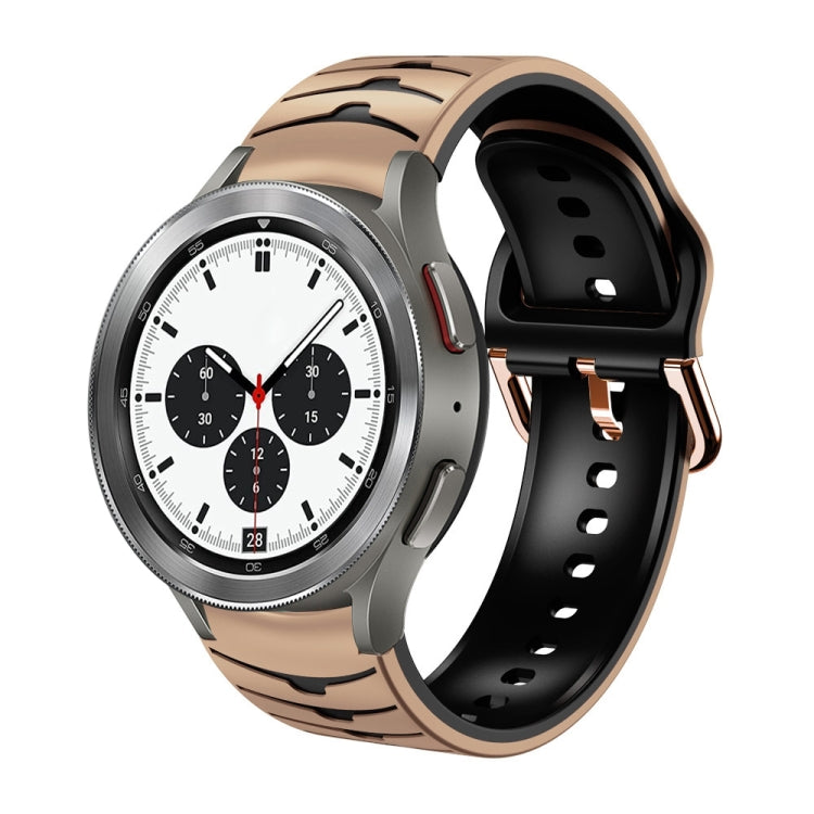 Bracelet de montre en silicone à texture incurvée, pour Samsung Galaxy Watch 4 44 mm, pour Samsung Galaxy Watch 4 40 mm, pour Samsung Galaxy Watch 4 Classic 42 mm