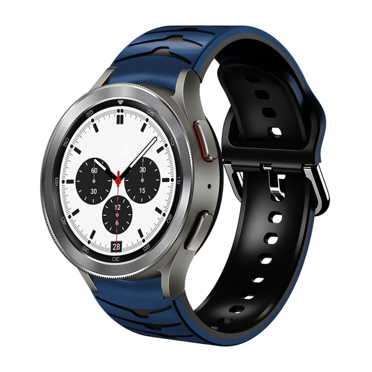 Bracelet de montre en silicone à texture incurvée, pour Samsung Galaxy Watch 4 44 mm, pour Samsung Galaxy Watch 4 40 mm, pour Samsung Galaxy Watch 4 Classic 42 mm