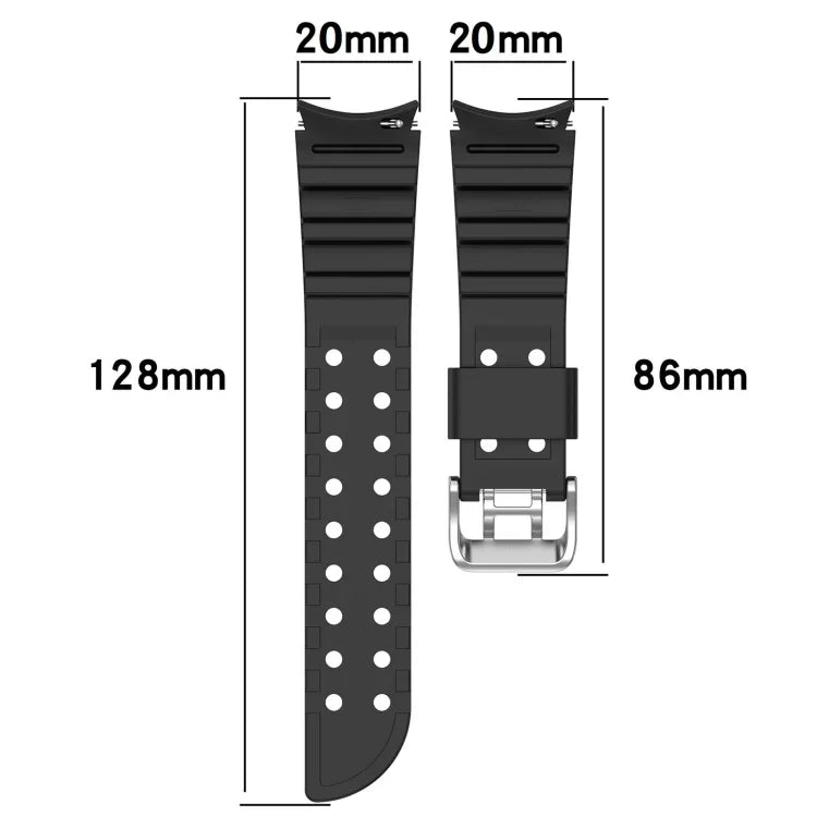 Bracelet de montre en silicone couleur pure Armor