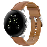 Bracelet de montre en cuir gaufré, pour Google Pixel Watch 4 / 3 / 2 / 1 41mm