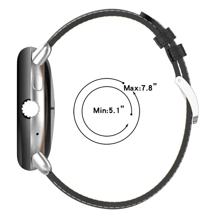Bracelet de montre en cuir gaufré, pour Google Pixel Watch 4 / 3 / 2 / 1 41mm