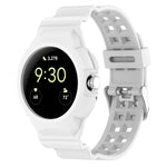 Bracelet de montre en silicone entièrement fermé intégré, pour Google Pixel Watch