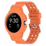 Bracelet de montre en silicone entièrement fermé intégré, pour Google Pixel Watch