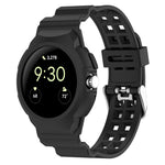 Bracelet de montre en silicone entièrement fermé intégré, pour Google Pixel Watch