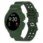Bracelet de montre en silicone entièrement fermé intégré, pour Google Pixel Watch