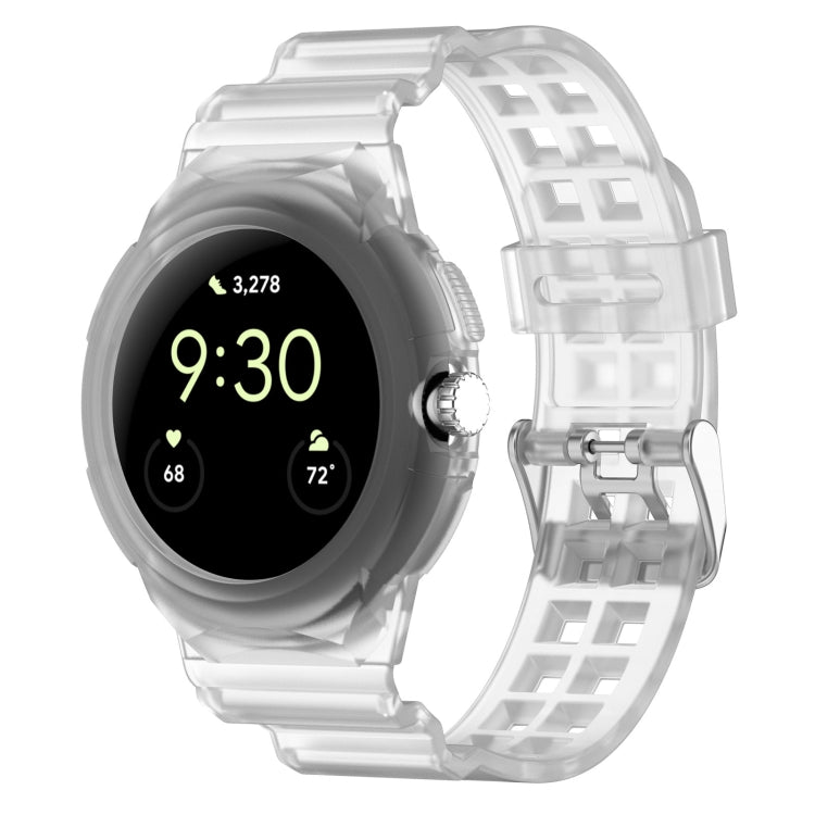Bracelet de montre en silicone entièrement fermé intégré, pour Google Pixel Watch