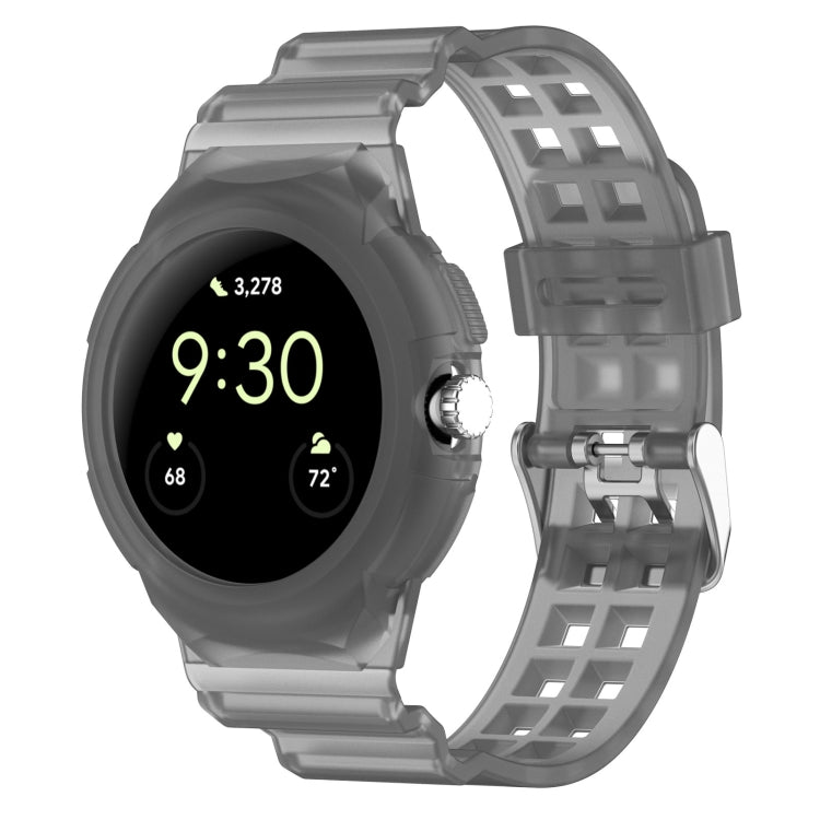 Bracelet de montre en silicone entièrement fermé intégré, pour Google Pixel Watch