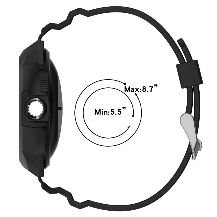 Bracelet de montre en silicone entièrement fermé intégré, pour Google Pixel Watch