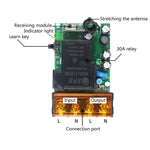 Interrupteur de télécommande sans fil pour contrôle de levage industriel universel haute puissance 220 V 30 A à faible consommation