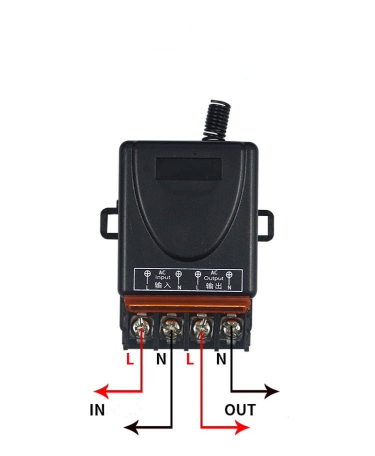 Interrupteur de télécommande sans fil pour contrôle de levage industriel universel haute puissance 220 V 30 A à faible consommation